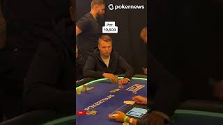 Misclick in Poker Tournament! #shorts #poker #pokerstars #ept