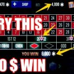 6000 $ WIN  | Roulette win | Best Roulette Strategy | Roulette Tips | Roulette Strategy to Win