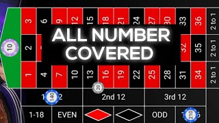 Roulette Winning Strategy 37 Number Covered | No progression need