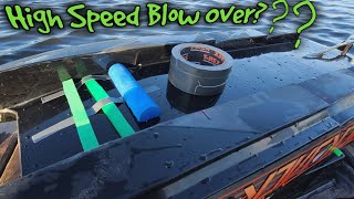 Quick Air Dam Idea Blackjack 42, Two Shapes Tested – Speed Run Tips FE Rc Boat