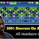 🌾🌹100% Success On All Spin | 📶Roulette Strategy To Win 🌹🌹| Roulette