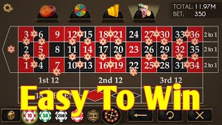 Roulette Easy Win Strategy || Roulette Strategy To Win || Roulette