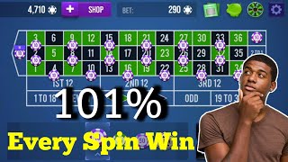 101% Every Spin Win | Roulette Strategy To Win | Roulette