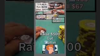 JJ – limp for short stack shover – 2/3 NLH #pokerbrandon #poker #pokerstrategy  #badbeat #pokertips