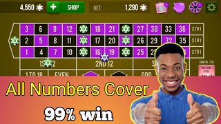 🇬🇧📶📶All Numbers Cover 99% Win | 🌹🌹Roulette Strategy To Win 🌹🌹 | Roulette