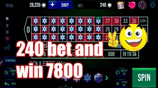 240 bet and win 7800 $ | Best Roulette Strategy | Roulette Tips | Roulette Strategy to Win