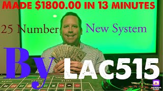 Made $1300 In 13 Minutes With New Roulette System