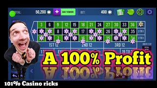 🌾🌹À 100% Profit | Roulette Strategy To Win | Roulette 🌹🌹