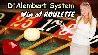 Learn To Use The D’Alembert System | WIN AT ROULETTE | The Golden Wheel