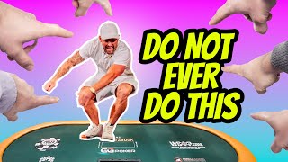 Do Not EVER Do THIS at the Poker Table 😱 | Poker Tips For Beginners #shorts