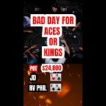 ACES vs. KINGS for $25,000 Pot! 🙏💰#shorts #poker