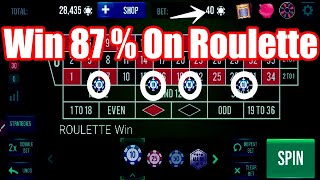 Win 87 % On Roulette | Best Roulette Strategy | Roulette Tips | Roulette Strategy to Win