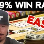 99.9% WIN RATE BACCARAT STRATEGY!!! (EASY)