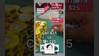 AA – teaser all in – 2/3 NLH – #pokerbrandon #poker #pokerstrategy  #badbeat #pokertips #pokerHand