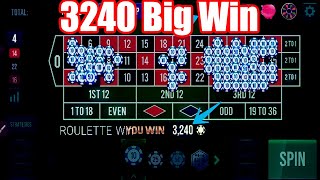 3240 Big Win Every day | Best Roulette Strategy | Roulette Tips | Roulette Strategy to Win