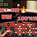 Casino lighting roulette game | Daily 1000 Win 🥳 | 100%Win | Casino winning Strategy | casino tips