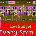 ✌Low Budget Every Spin Win✌🌹 Roulette Strategy To Win | Roulette