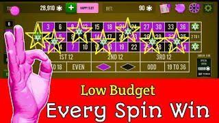 ✌Low Budget Every Spin Win✌🌹 Roulette Strategy To Win | Roulette