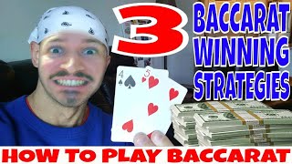 Christopher Mitchell Tells How To Play Baccarat & Gives 3 Baccarat Winning Strategies.