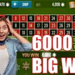 6000 $ WIN  | Roulette win | Best Roulette Strategy | Roulette Tips | Roulette Strategy to Win