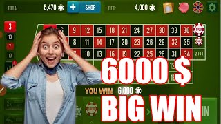 6000 $ WIN  | Roulette win | Best Roulette Strategy | Roulette Tips | Roulette Strategy to Win