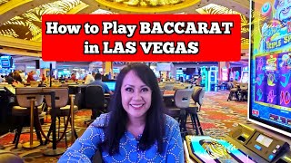 How to Play BACCARAT in LAS VEGAS