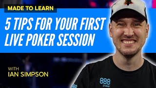 WATCH THIS Before Moving From Online To Live Poker | Poker Strategy | Made To Learn