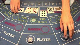 BACCARAT $5,000 BUY IN 2 PLAYERS