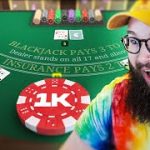 INSANE FIRST PERSON BLACKJACK HEATER SESSION! (Massive Profit)