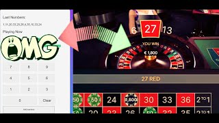 Playing Roulette with my Roulette Strategy!