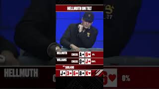 Phil Hellmuth was TILTED by this hand 😡 #PhillHellmuth #Shorts