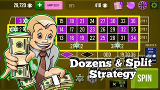 🤔Dozens & Split Stratège🤔 | Roulette Strategy To Win | Roulette