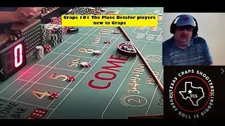 Learning Craps with Alfredo common PLACED BETS