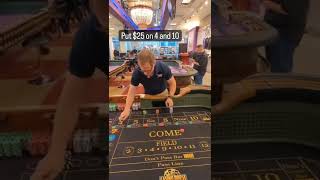 squeeze play in under a minute with David #craps #crapsstrategy