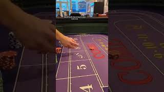 pressing by one unit $18 to $24 on 6 and 8 Craps dealer tips!!