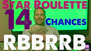 Star Roulette Strategy RBBRRB 14 Chances