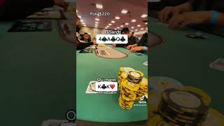 Whale leads into our KK for $200, can’t believe what he shows us #poker #pokeronline #gambling