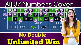 🥀🌹Unlimited Win Strategy🌹🥀 | Roulette Strategy To Win | Roulette