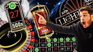 You Won’t Believe This INSANE Lightning Roulette Spin!!! (500X???)