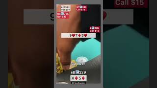 K5 suit – out of turn- #pokerbrandon #poker #pokerstrategy  #pokerreels #pokertips #AA  #pokerhands