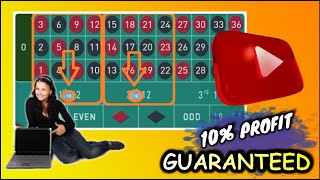 Roulette System Based On Dozens Guarantees 10% Profit In Few Minutes | THE GOLDEN WHEEL