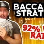 92% WIN RATE BACCARAT STRATEGY!!! (SHOCKING RESULTS)