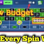 🌹Low Budget Every Spin Win 🌹Roulette Strategy To Win | Roulette