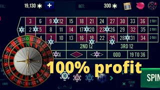 100% profit in roulette 🌻🌼🌹 roulette strategy to win