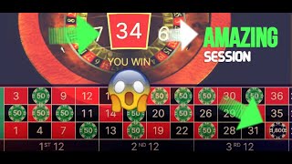 Playing Auto Roulette with my Roulette System, AMAZING SESSION!