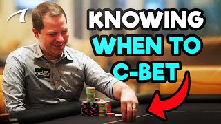 When To CONTINUATION BET [Poker STRATEGY]