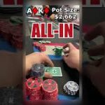 $4,000 POT WITH ACE HIGH!! #Shorts #Poker