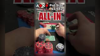 $4,000 POT WITH ACE HIGH!! #Shorts #Poker