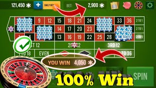 🤔✌100% Win At Roulette ✌🤔 || Roulette Strategy To Win