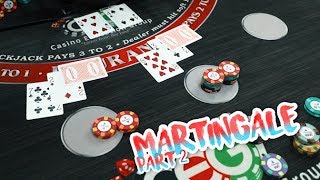 THIS SYSTEM WILL MAKE YOU RICH….Maybe – Testing Martingale System #2 | Live Blackjack Session